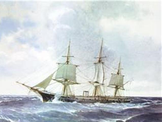 1852, 18 (30) сентября - На верфи Нового адмиралтейства в Санкт-Петербурге заложен парусно-винтовой фрегат «Аскольд» (до 1854 года - «Мария»)