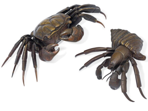 «Живые» скульптуры из металла эпохи Мэйдзи