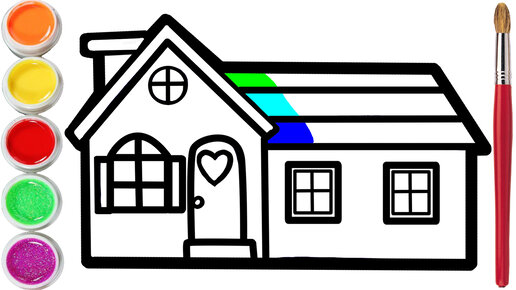 Как нарисовать дом: поэтапное создание красивого рисунка пошагово от А до Я
