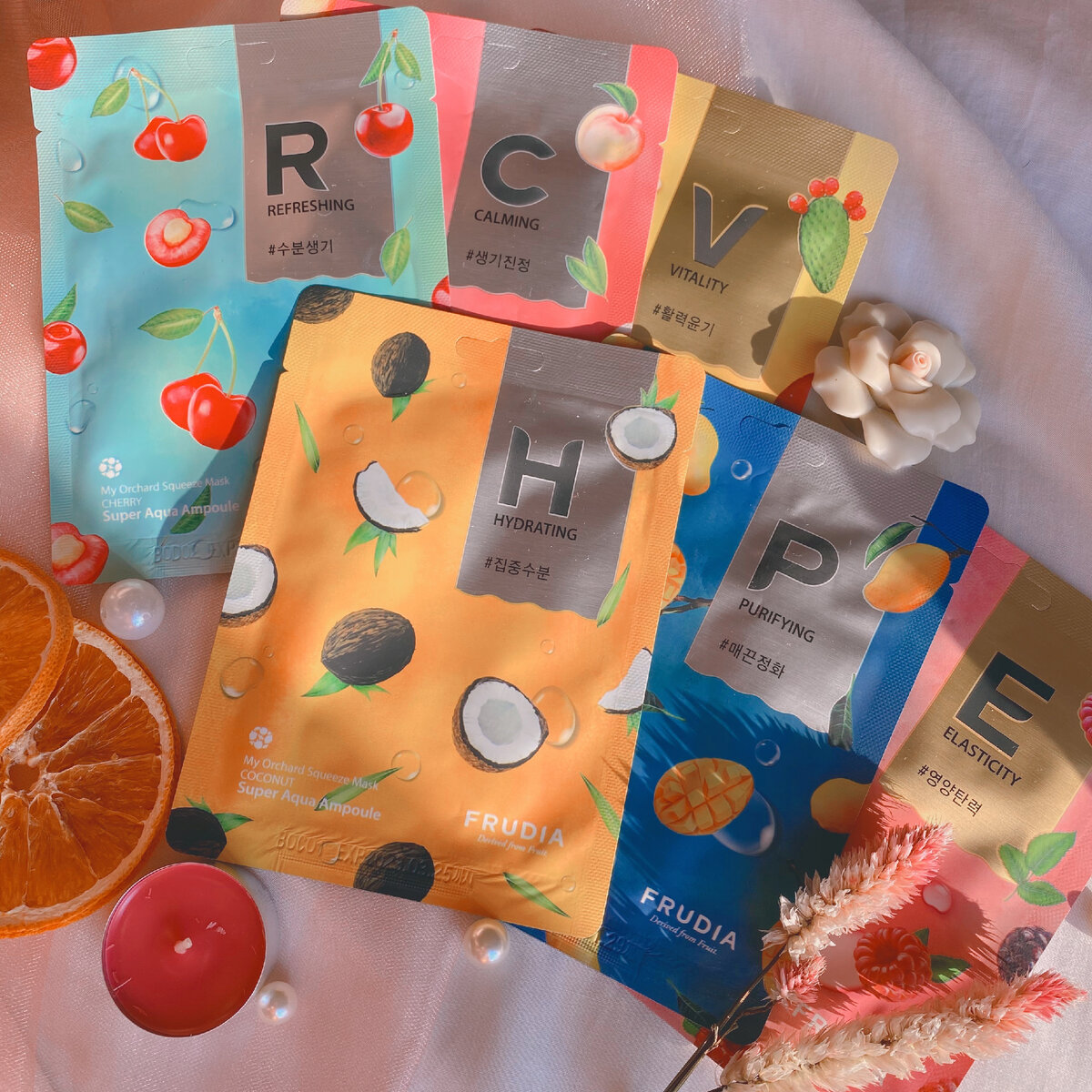 Фруктовые маски для лица от Frudia 
