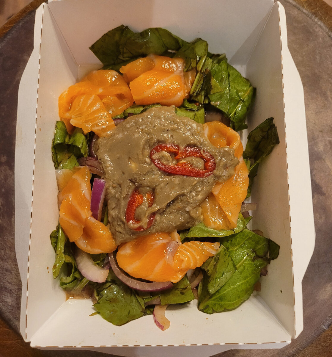 Шмурдяк классический с форелью, щавелем и муссом из авакадо. 690р