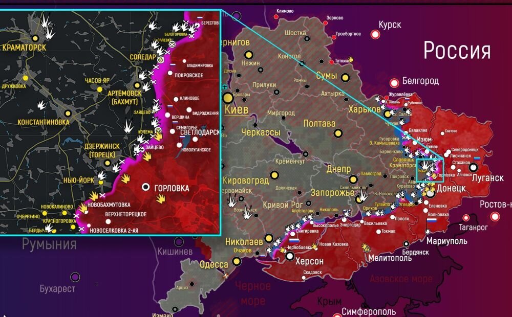 Карта боевых действий в харьковской области на сегодня в реальном времени с городами и поселками