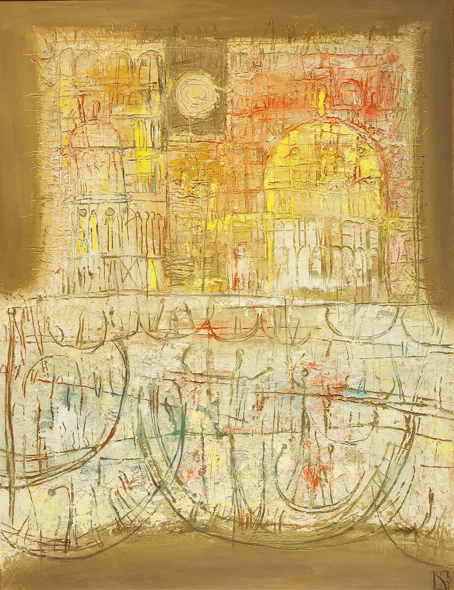 «Венеция. Карнавал» Михаил Казаковцев, Холст, масло, размеры 90х70 см., 2007 г.