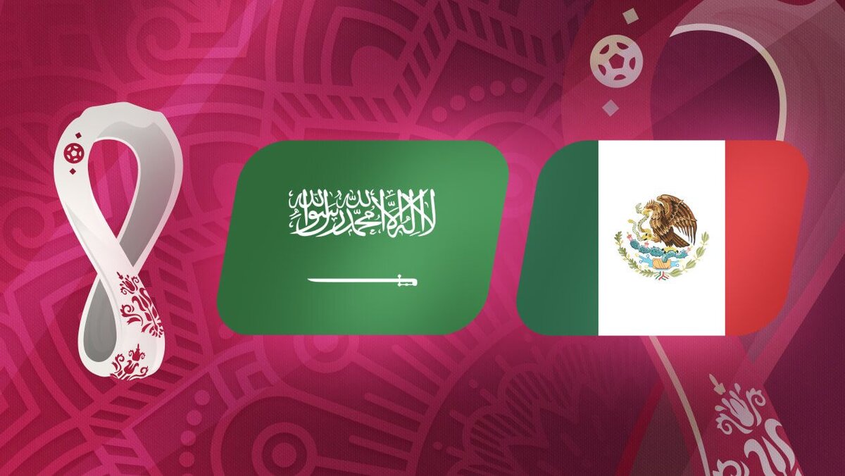 22:00 Футбол. Саудовская Аравия - Мексика. Чемпионат Мира (изображение: vedomosti.ru)