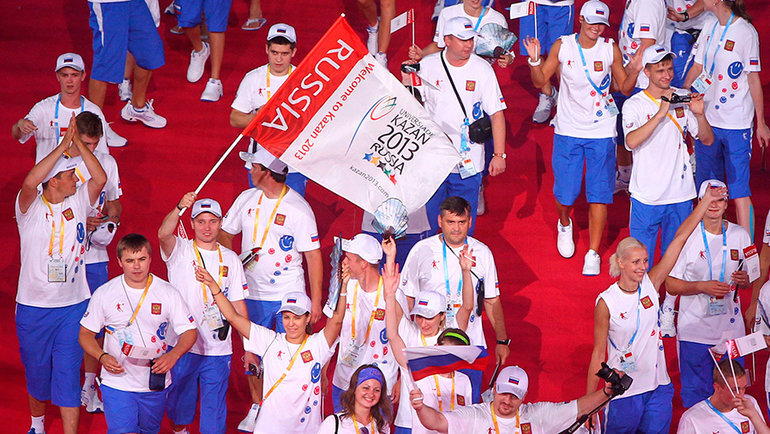    Российские спортсмены на Универсиаде в Шэньчжэне. Global Look Press