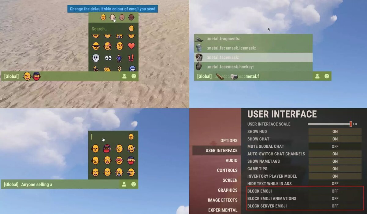 Обновленный экран ранения и смайлики в чате RUST | Все про онлайн игры на  ПК и другие платформы | Дзен