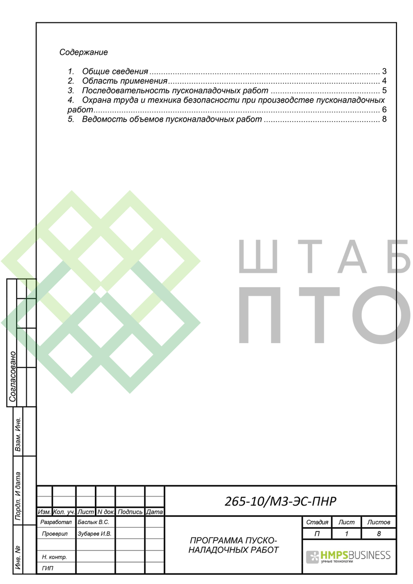 Программа проведения пуско-наладочных работ. Электроснабжение. Пример работы.  | ШТАБ ПТО | Разработка ППР, ИД, смет в строительстве | Дзен