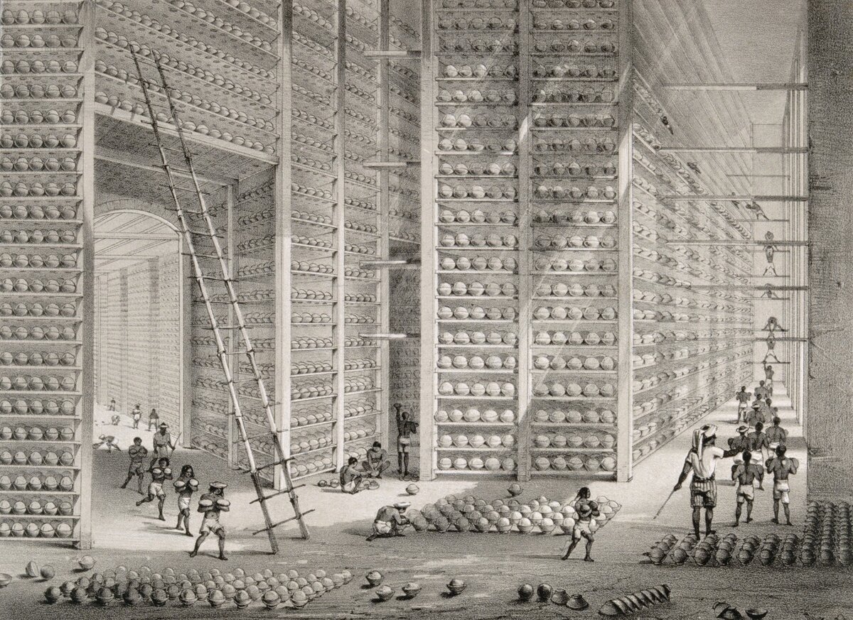 Склад Опиума в индии