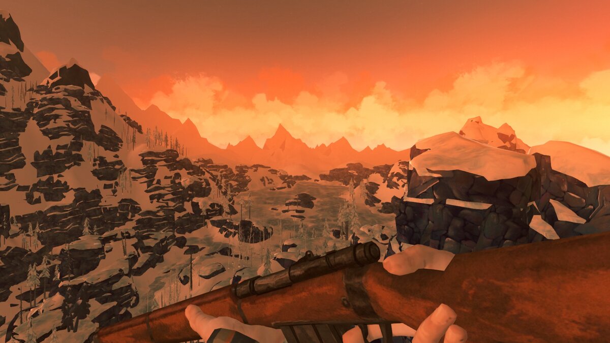 Закат в The Long Dark