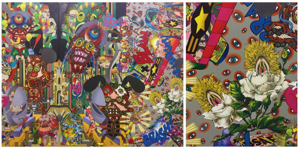 Триптих «Что подразумевают тени» и его фрагмент, 2017 год