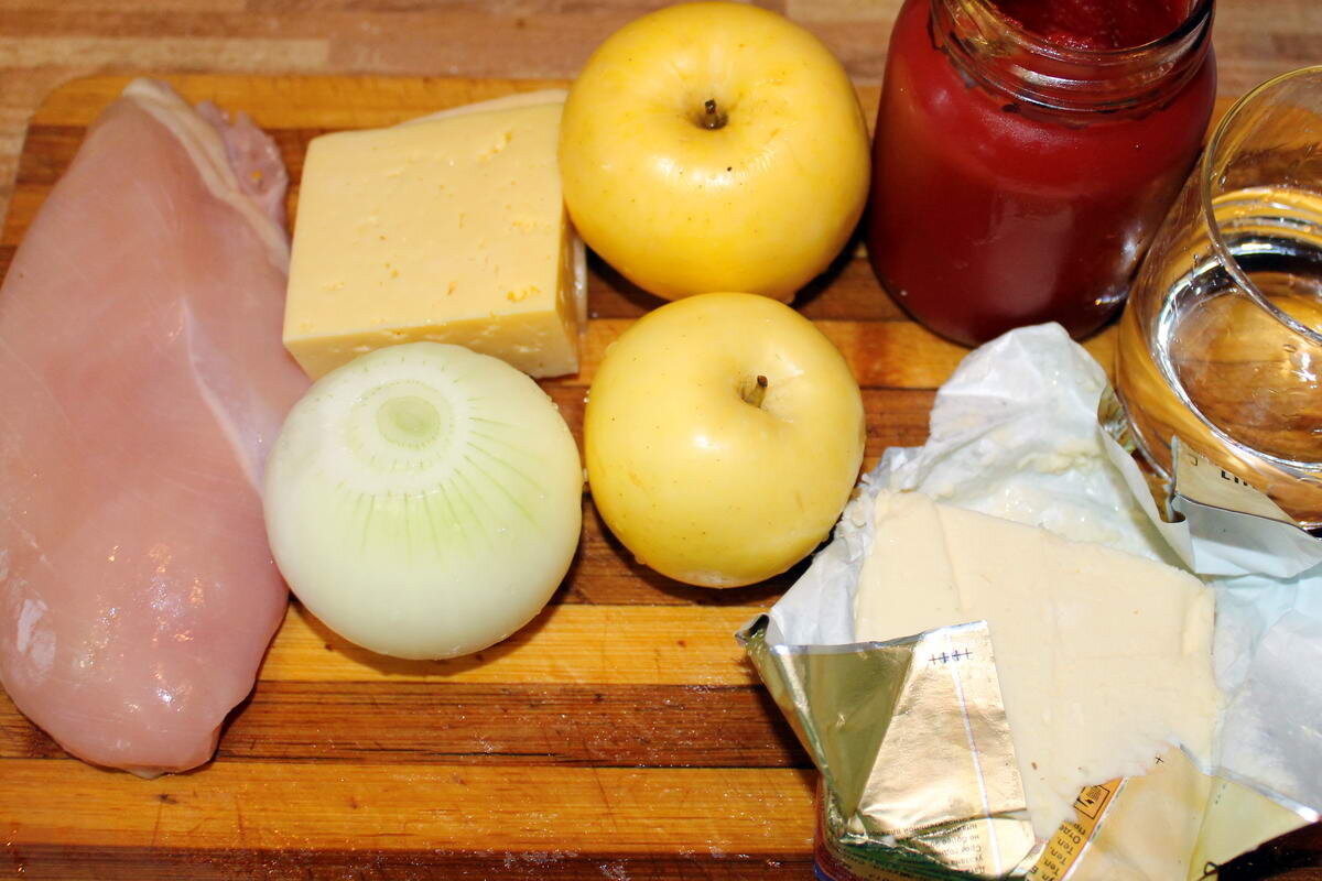 Набор продуктов самый простой.