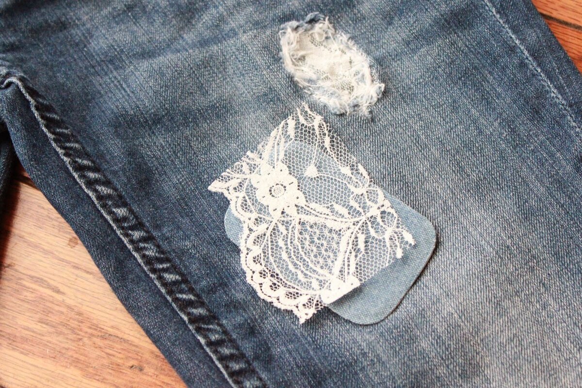 Как зашивать дырки на коленке джинсов, нюансы процесса