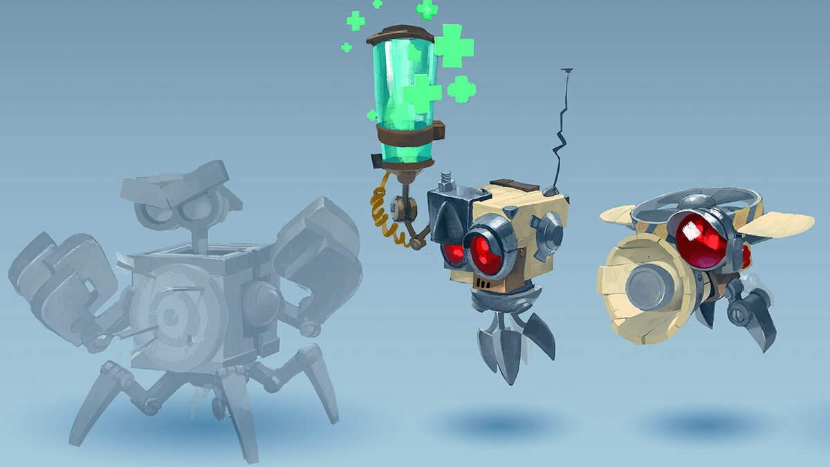 КОНЦЕПТ БОТОВ • МОБИЛЬНАЯ ИГРА «ГЕРОИ ЭНВЕЛЛА»