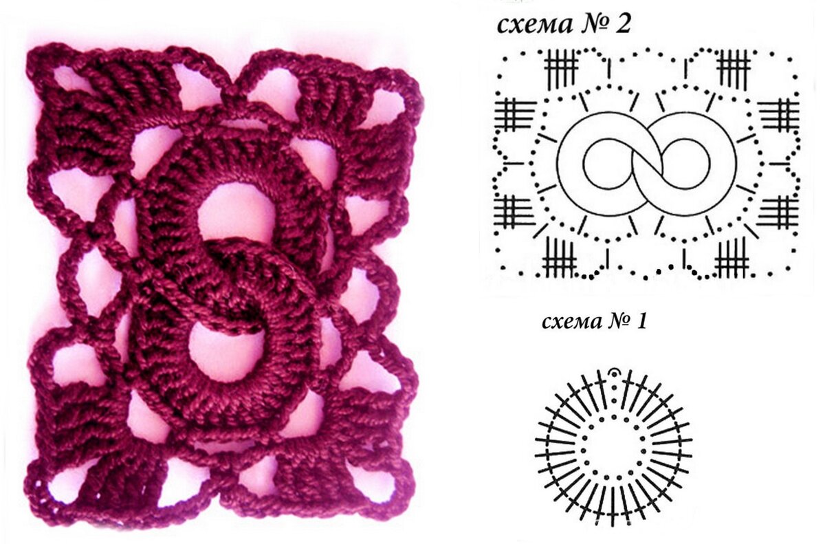 Вязание восьмерки. Салфетка из колечек крючком. Узор Колечки крючком. Мотив из колец крючком. Японское вязание из колец крючком.