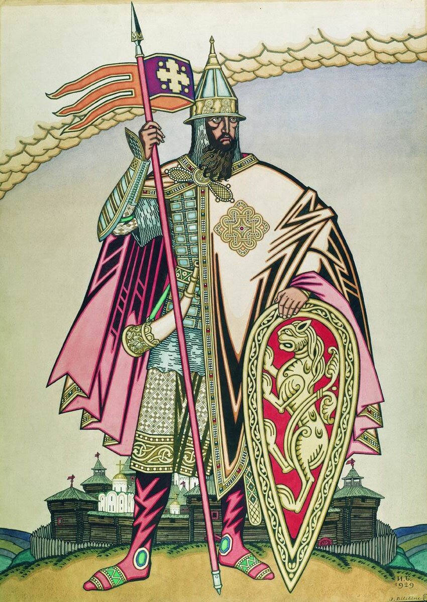 И. Я. Билибин. Князь Игорь. 1929