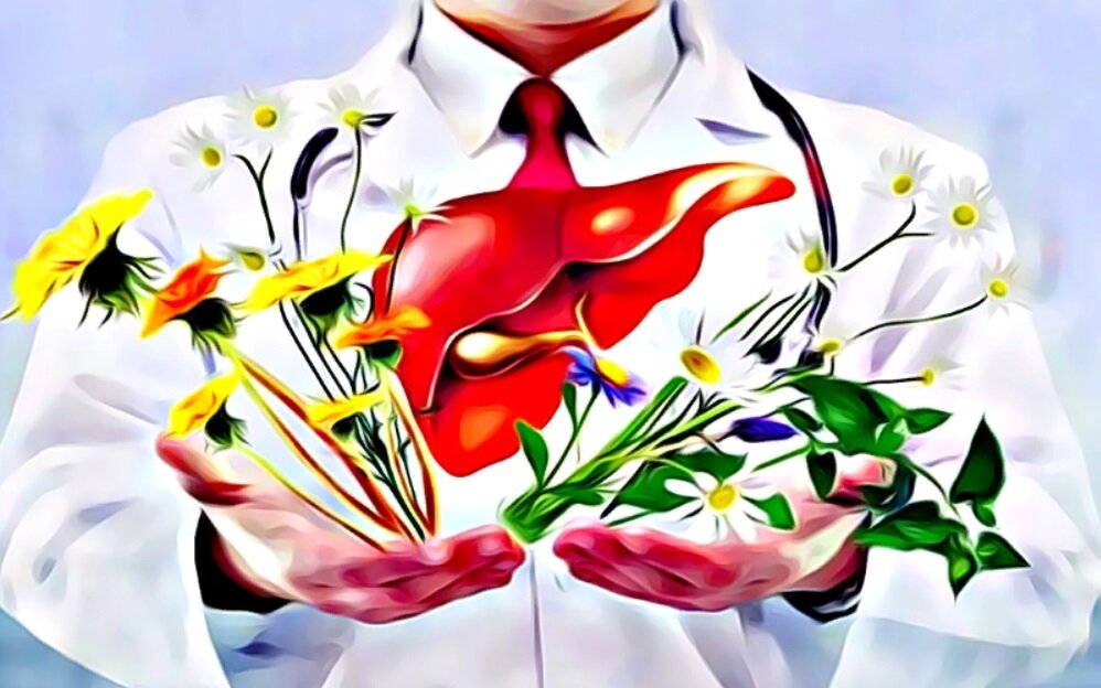 Печень в цветах. Медицинская тема картины абстракция. Фитотерапия заболеваний печени. Медицина с цветами. Картина доктор с цветами.