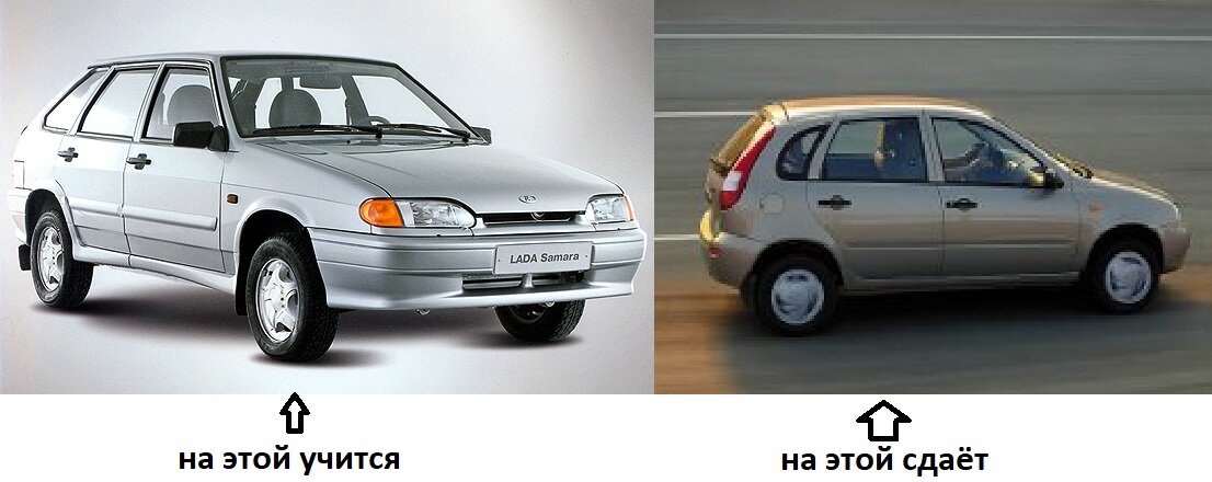 Автомобили для сдачи экзамена по вождению