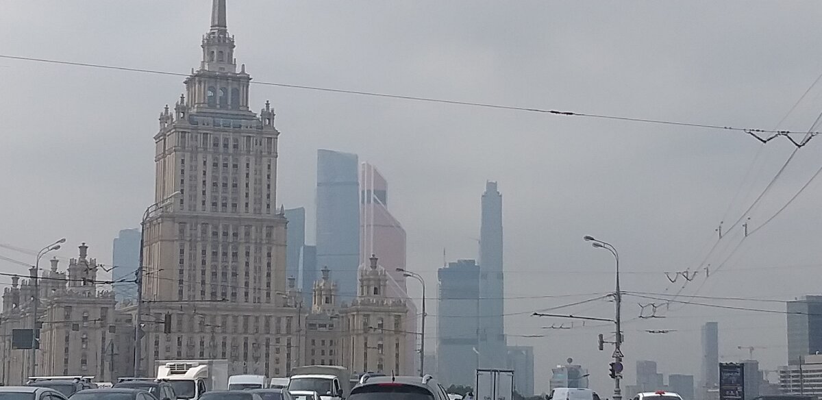 Пробки в Москве позволяют делать фото