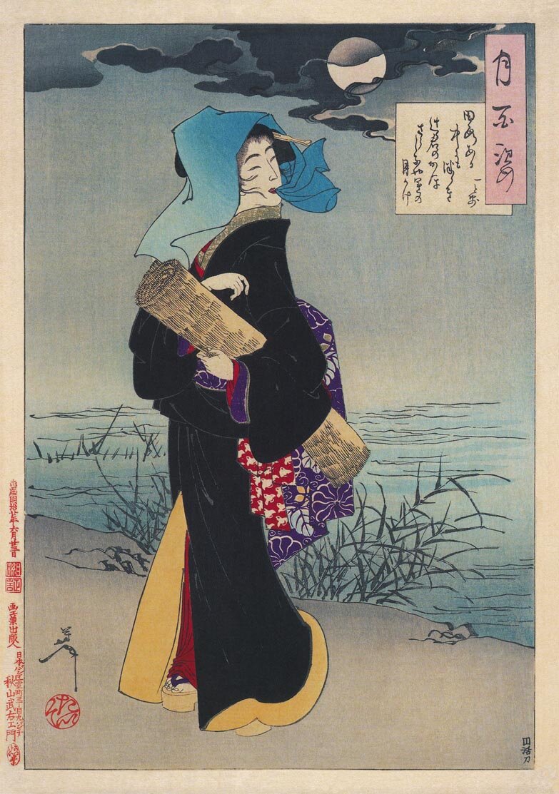 Уличная куртизанка в лунном свете