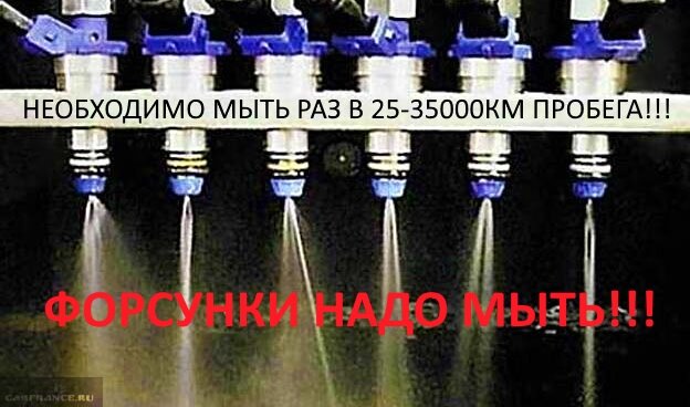Работа форсунок видно как не равномерно распыляют топливо загрязненные форсунки!