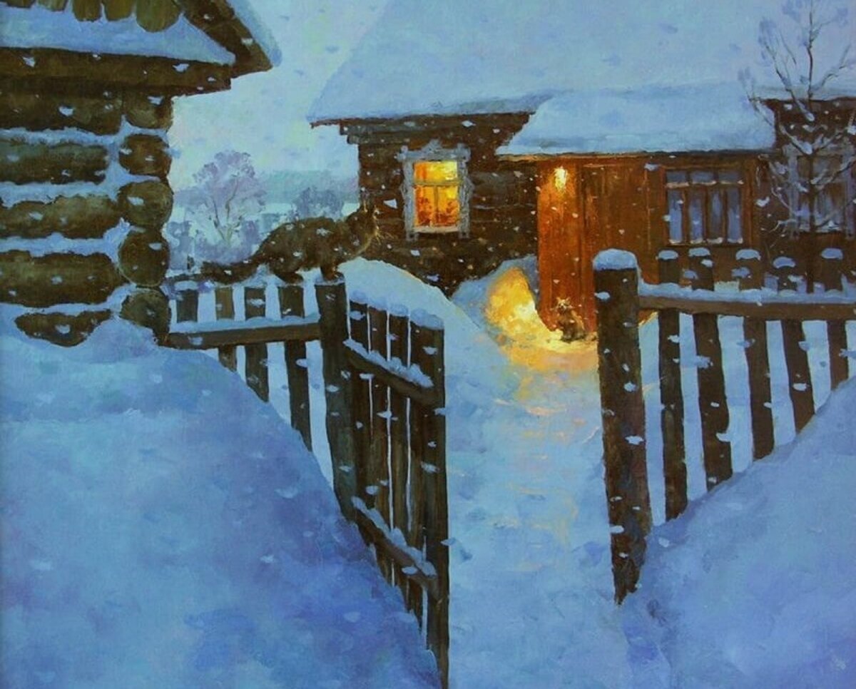 фото: https://avatars.mds.yandex.net  (художник Д.Левин «Деревенский пейзаж»)