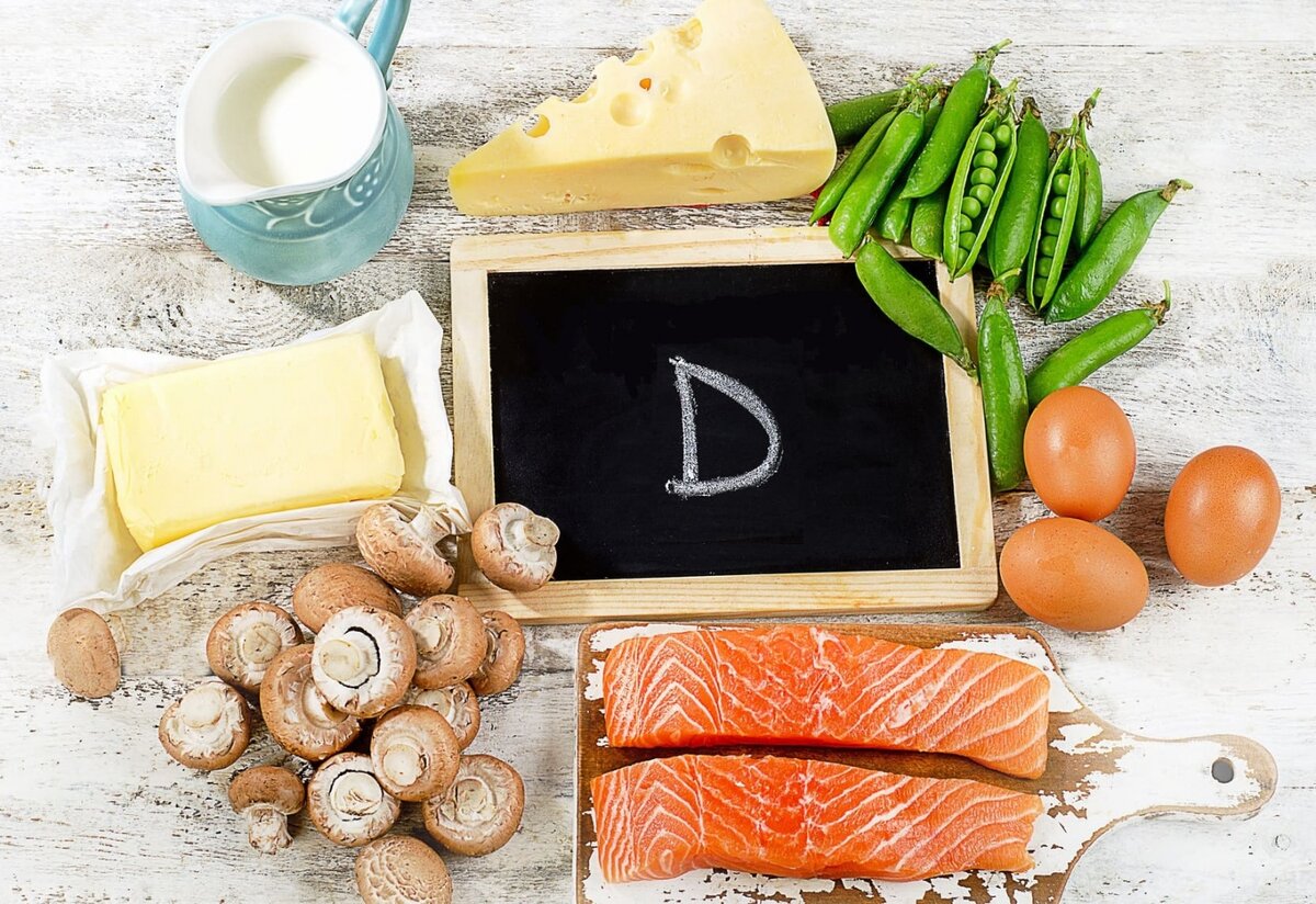 Продукты, содержащие витамин D