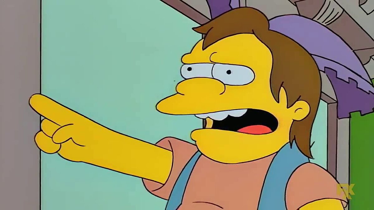 Нельсон, персонаж мультсериала "Симпсоны" взято из свободного источника.