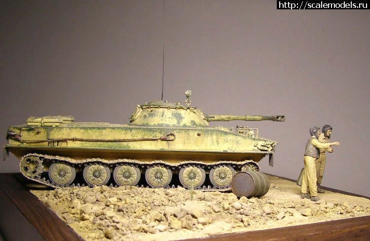 Диорама с ПТ-76Б | ModelKostas | Дзен