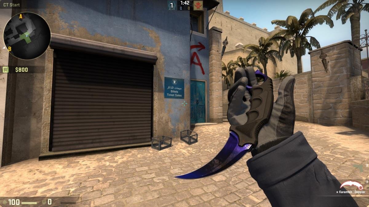 Нож керамбит в CS GO