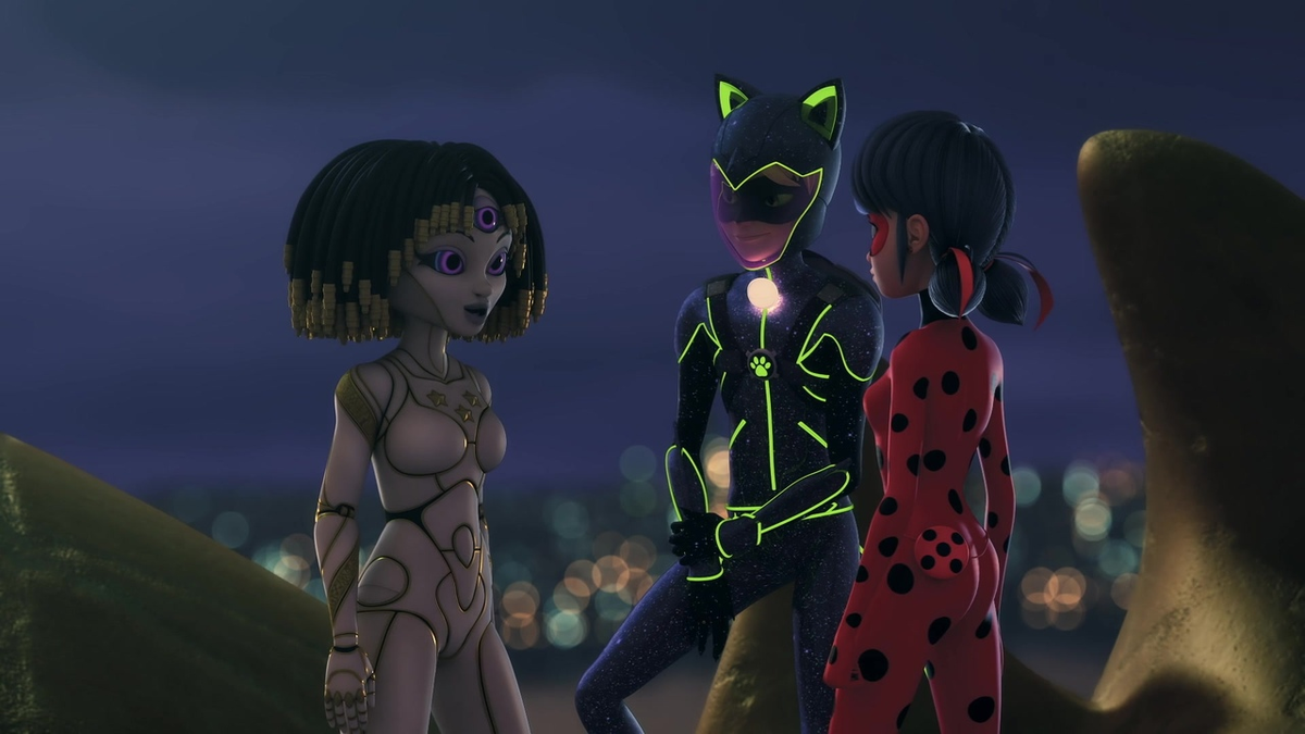 Кадр из спец. выпуска Miraculous World: New-York - United Heroez