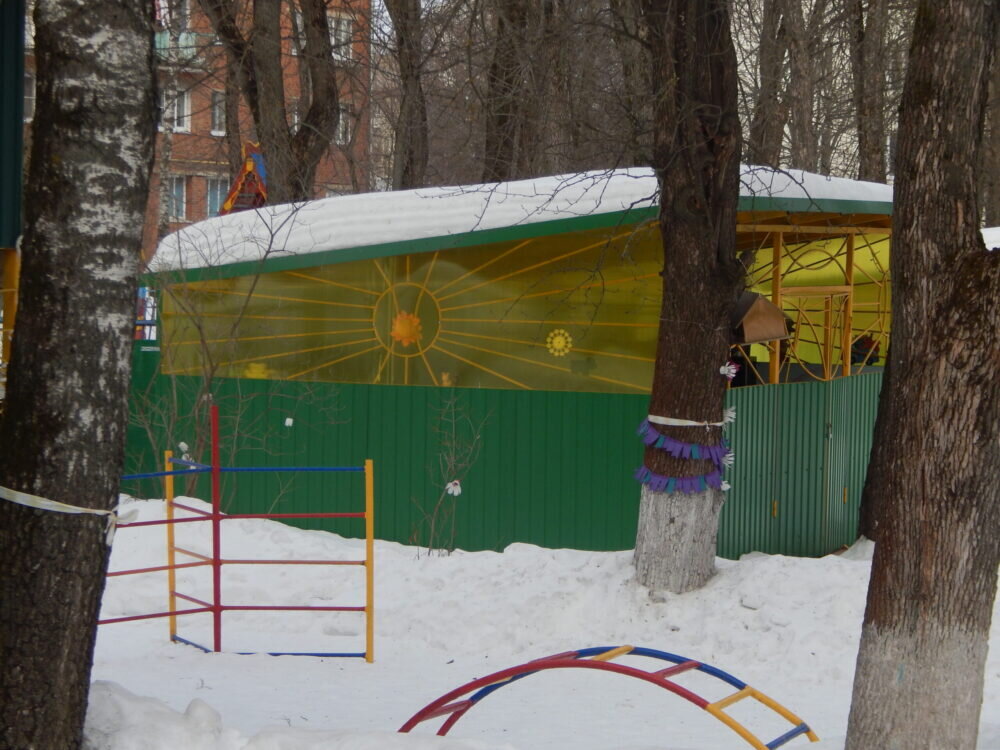 Обзор беседок в детских садах Владимира