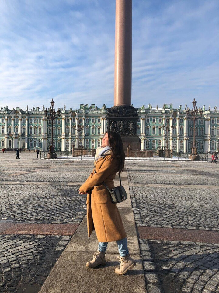 На Дворцовой площади, 2019 г./ фото из личного архива