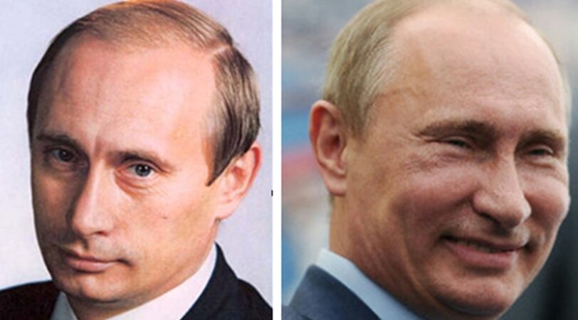Путин В.В. Ну вы его все знаете... Че-то стал на китайца похож.