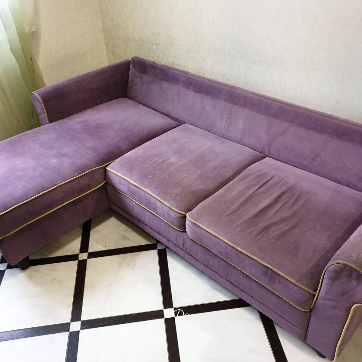 Диван до чистки