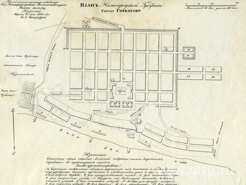 Карта горбатова нижегородской. Старая карта Горбатов Нижегородская.