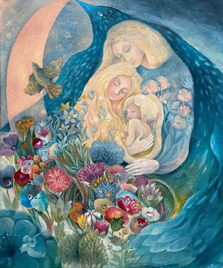 Картина художницы Маши Цвет