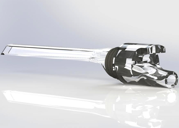 Компьютерное изображение модели устройства для розлива пива.
Изображение: Andy Cao / 3dprint.com
