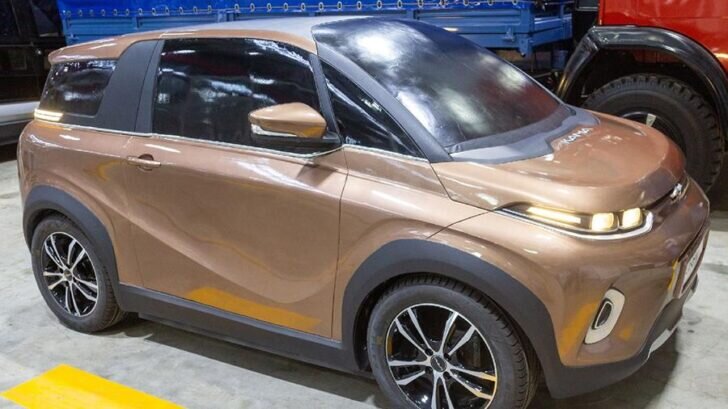 Прототип электромобиля «КамА-1». Фото пресс-служба КамАЗа