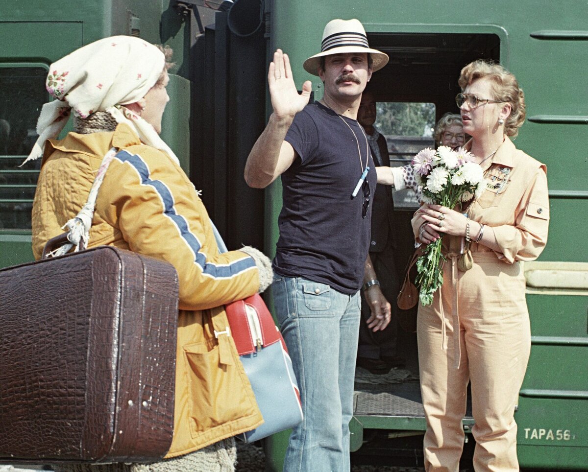 Нонна Мордюкова, Никита Михалков и Светлана Крючкова на съемках фильма «Родня», 1981 год. Фото: РИА «Новости»