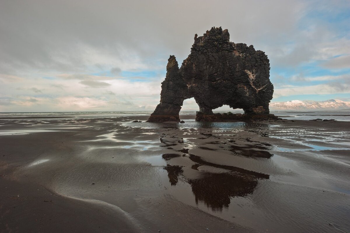 Исландия, Хвитсеркур скала слон в Исландии
