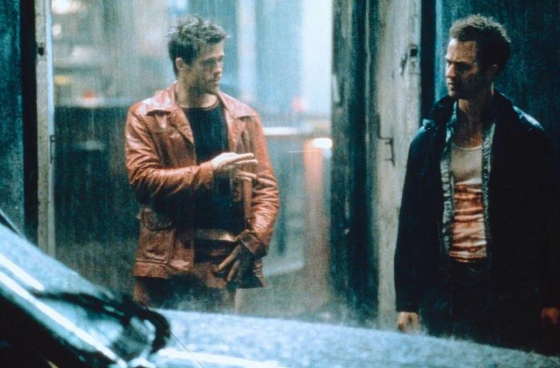 Кадр из к/ф "Бойцовский клуб" 1999г, Дэвид Финчер