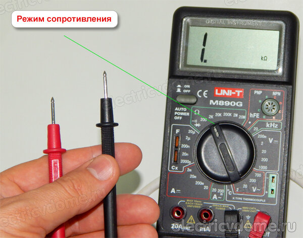 Как прозвонить провода и кабель мультиметром