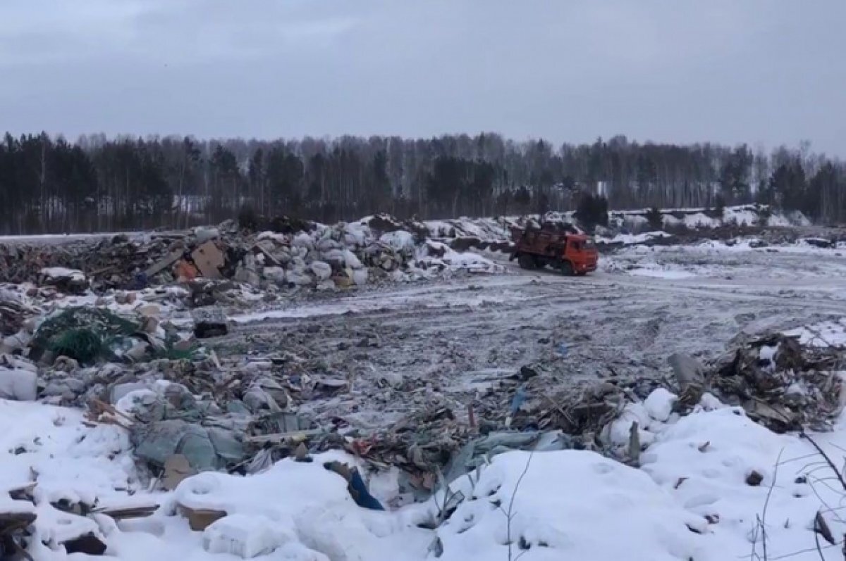    В Свердловской области экологи обнаружили нелегальный полигон отходов