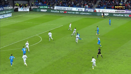 Гол Нгамле в ворота ЦСКА