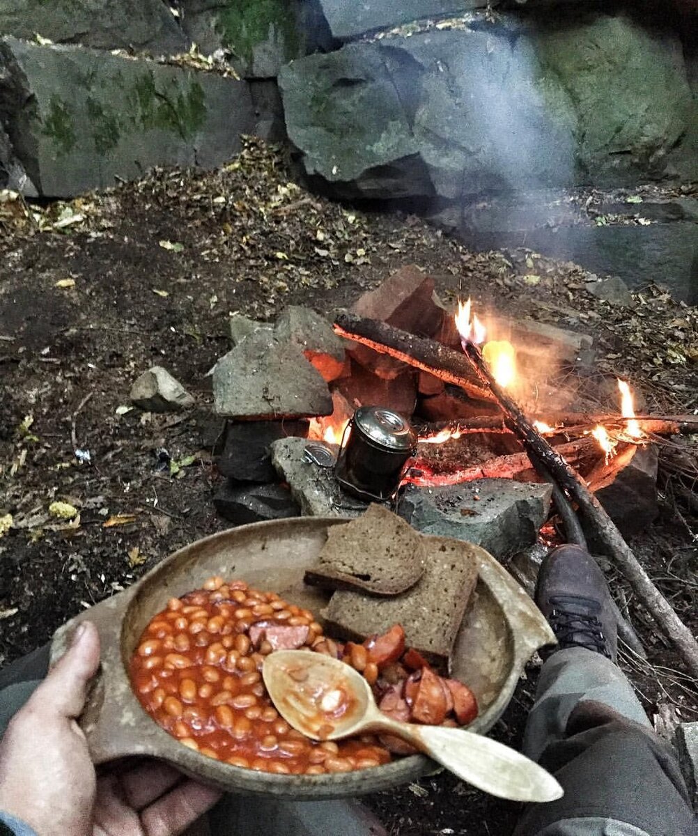 Бушкрафт костер