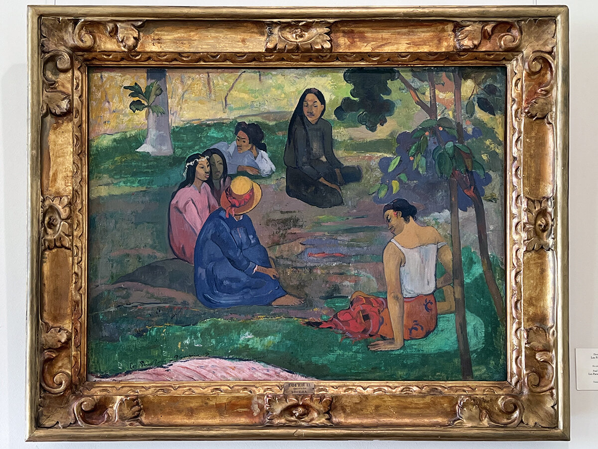 «Les Parau Parau» (Беседа), Поль Гоген, 1891 г. Эрмитаж. Фото автора