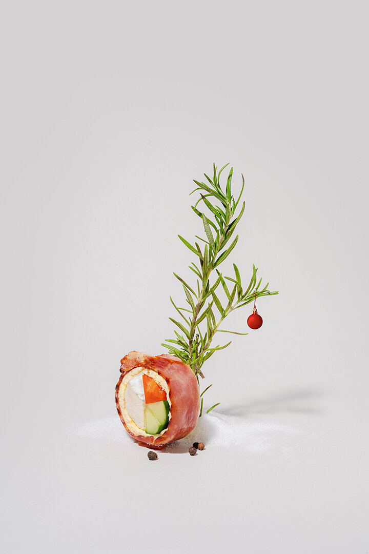 бекон, ролл, фуд-фотограф, фотосъемка еды