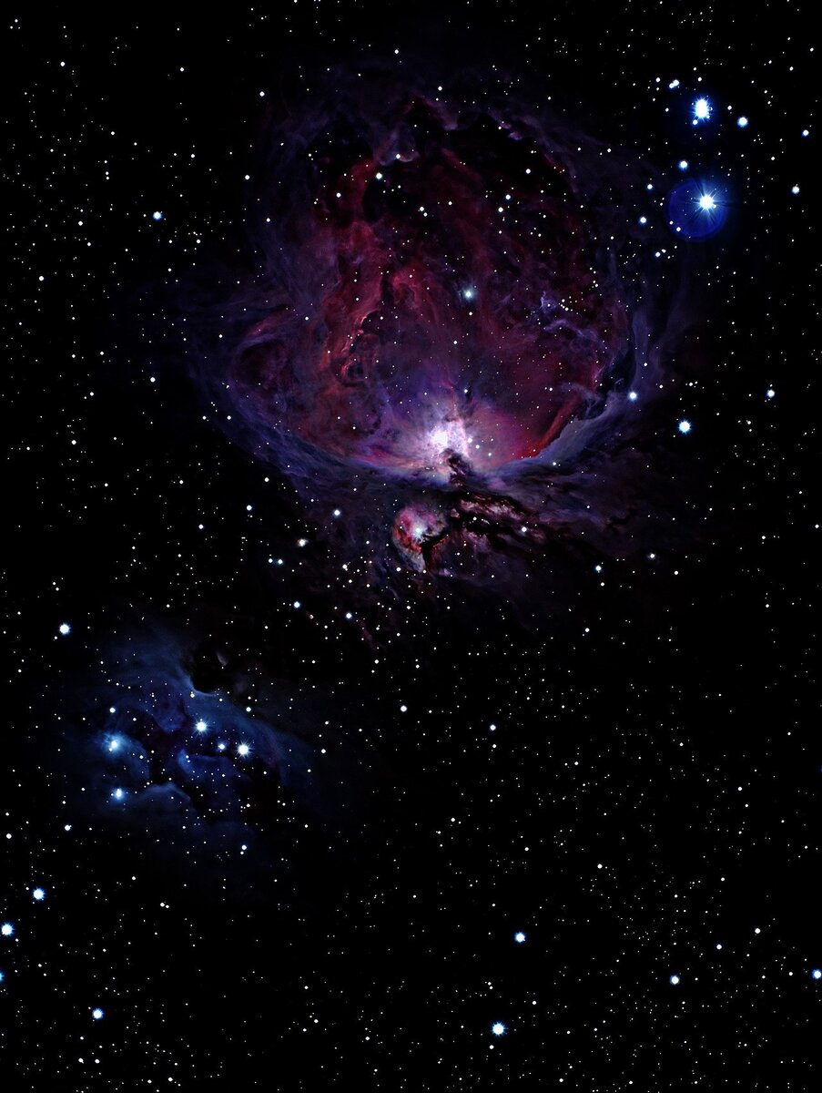 Большая туманность Ориона м42
