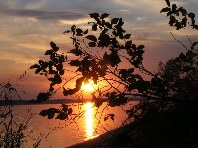 Закат на островах