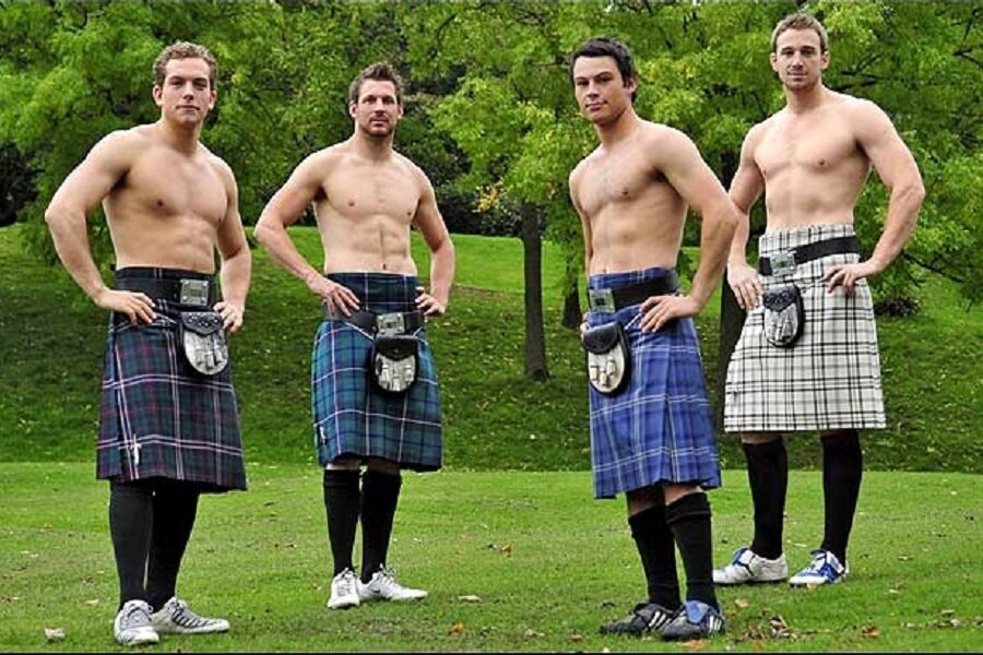Шотландцы мужчины в юбках